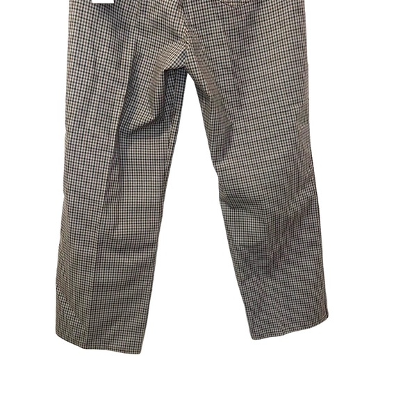 Uniqlo Women Checkered Corpcore Straight Pants Size 10 - Picture 5 of 7